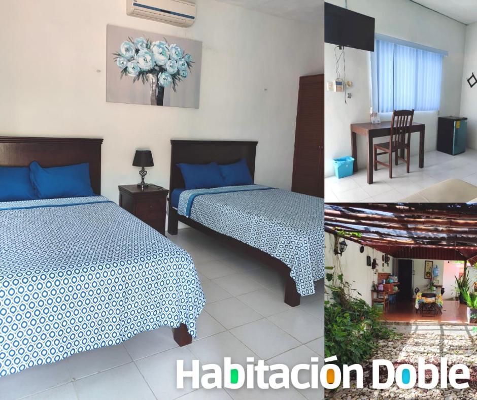 Hotel Posada Las Brisas Seybaplaya Ngoại thất bức ảnh